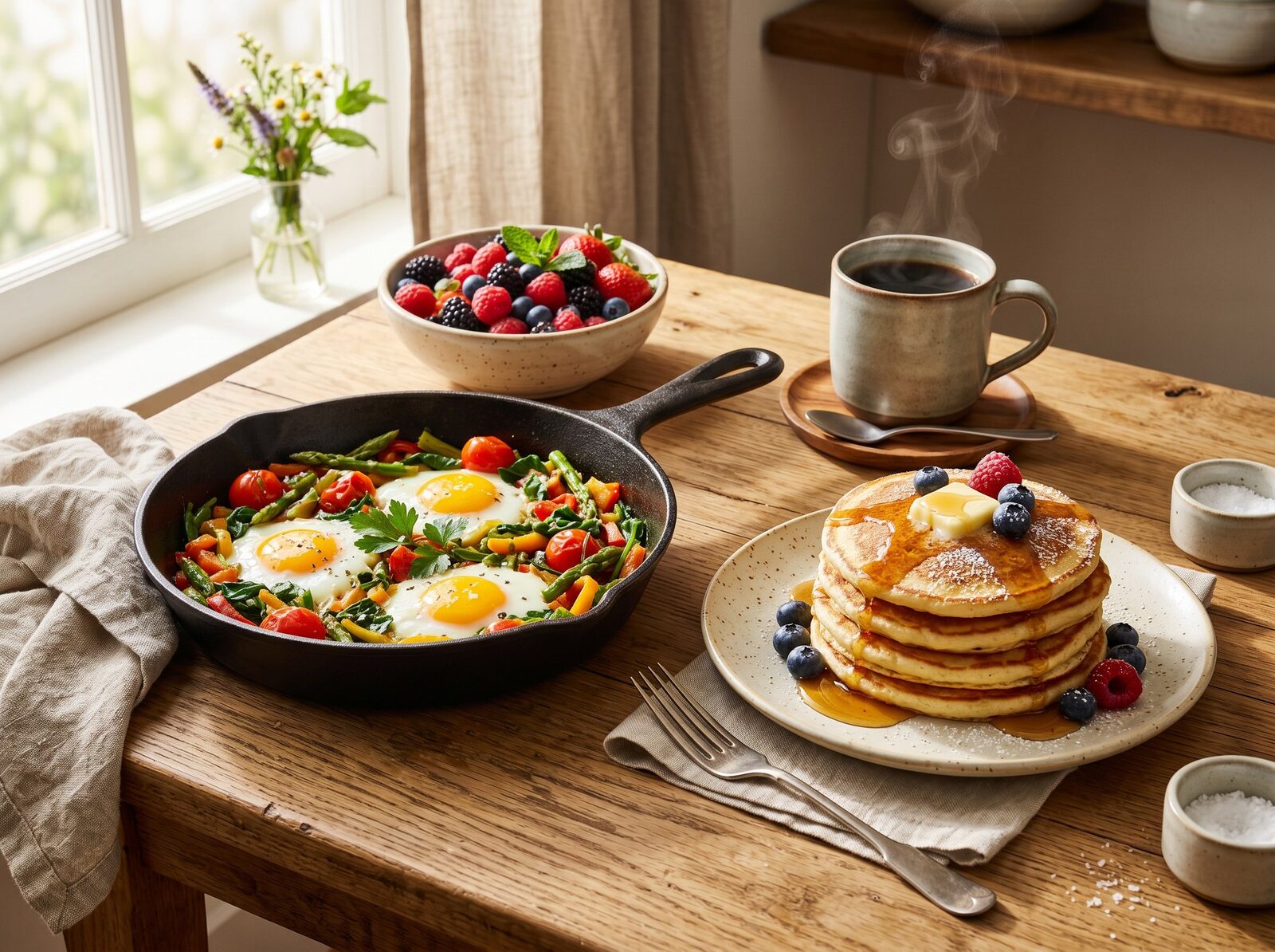 Opening spread from the Brunchy but Whole chapter