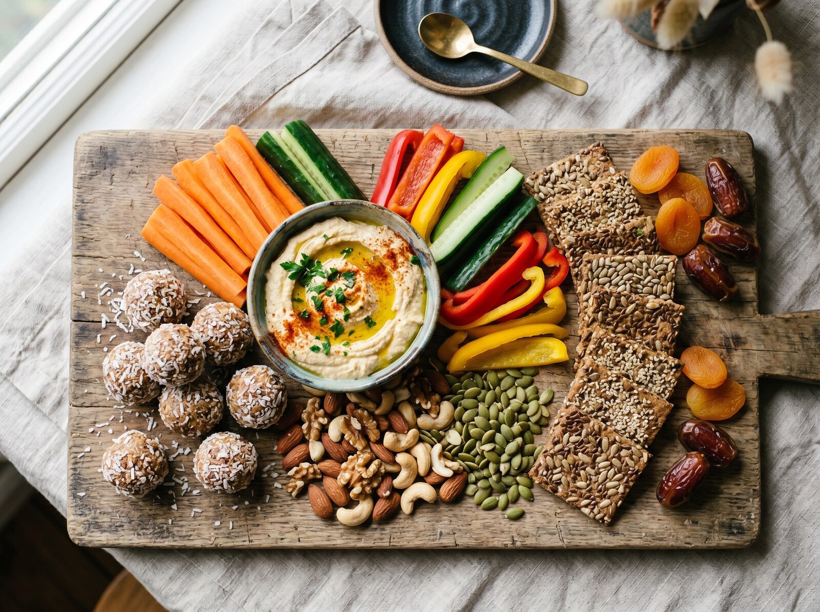 Opening spread from the Snacky but Whole chapter