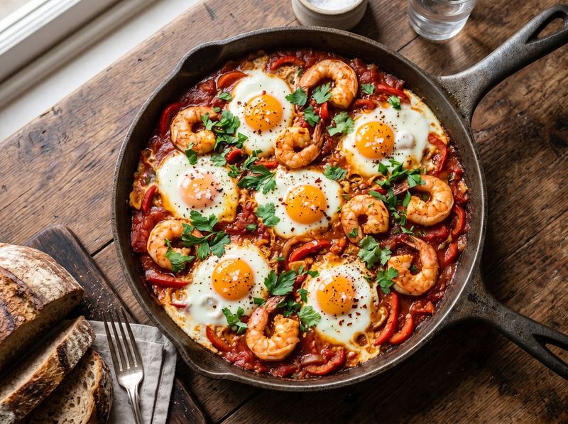 Prawn and Tomato Shakshuka