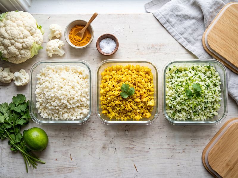 Big-Batch Cauliflower Rice (Plain and Seasoned Versions)